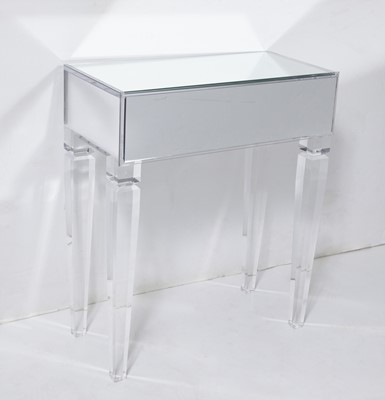 Lot 240 - Mirrored Acrylic Console Table