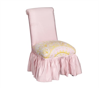 Lot 262 - Emilio Pucci Upholstered Slipper Chair
