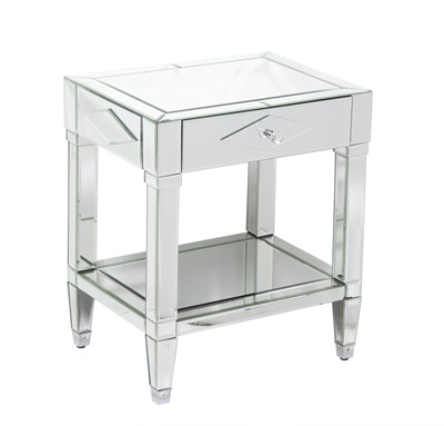 Lot 273 - Mirrored End Table