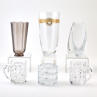 Lot 267 - Group of Six Glass Table Articles