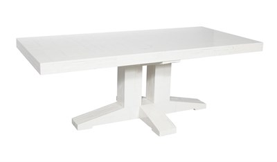 Lot 391 - Piet Hein Eek White Painted Wood Waste Dining Table