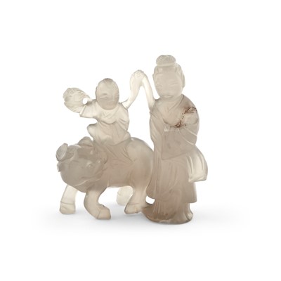 Lot 51 - A Chinese Agate Figural Carving