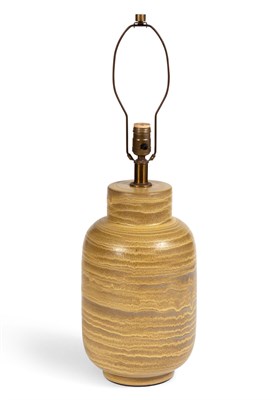 Lot 325 - Design Technics Glazed Hand-Thrown Stoneware Table lamp