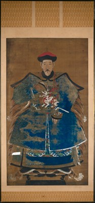 Lot 136 - Large and Rare Chinese School Portrait of an Imperial Censor