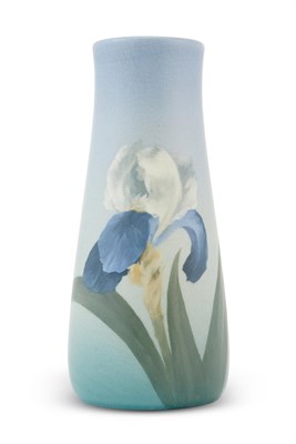 Lot 221 - Rookwood Pottery Vellum Glaze Iris Vase...