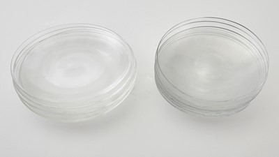 Lot 318 - Set of Eight Baccarat Glass Plates