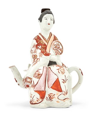 Lot 245 - A Japanese Export Figural Teapot