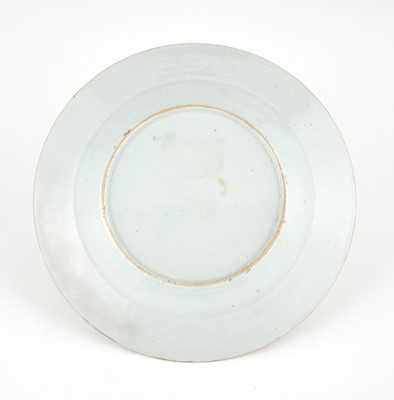 Lot 376 - A Chinese Export Porcelain Swedish Market Armorial Plate