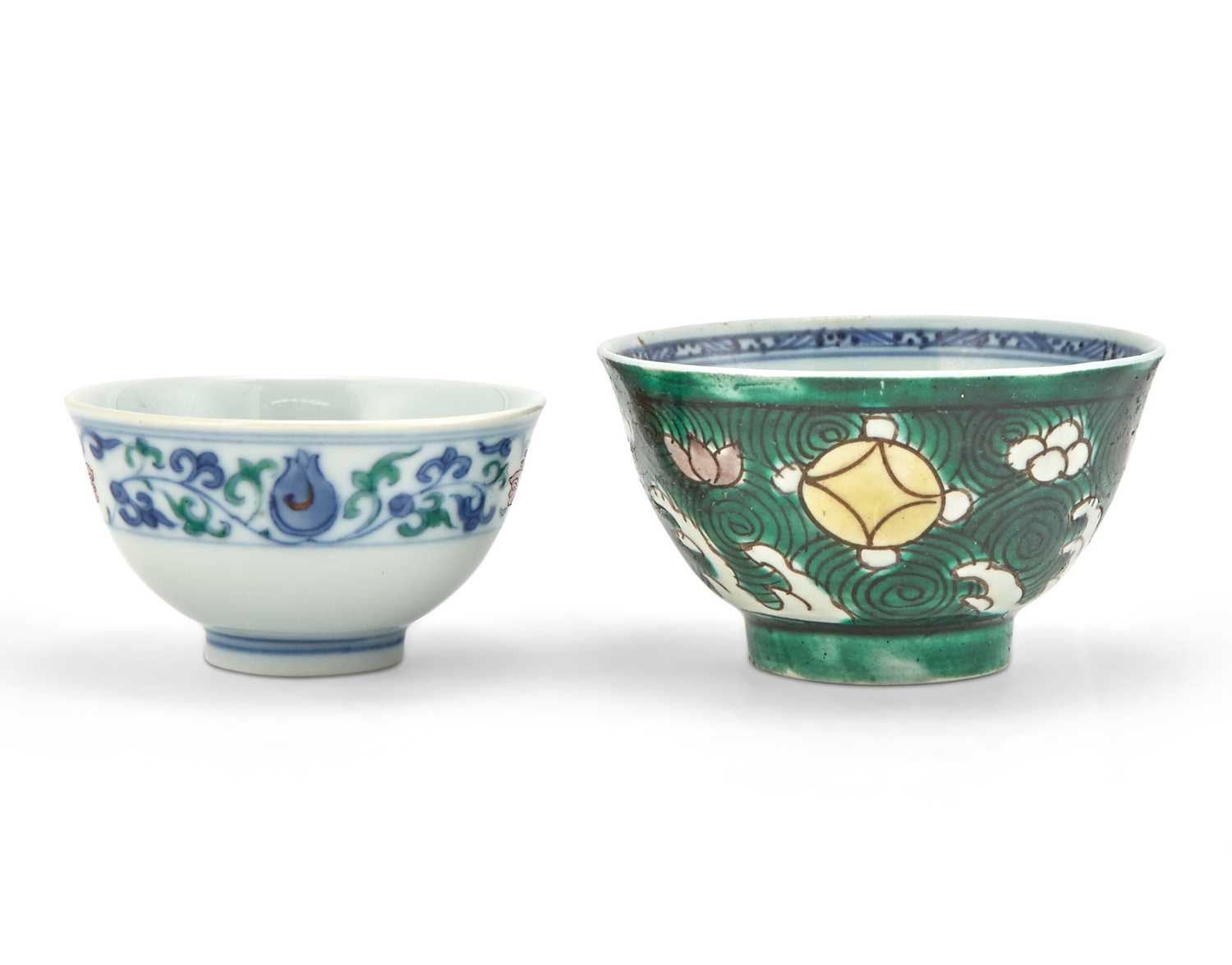 Lot 352 - Two Chinese Porcelain Cups