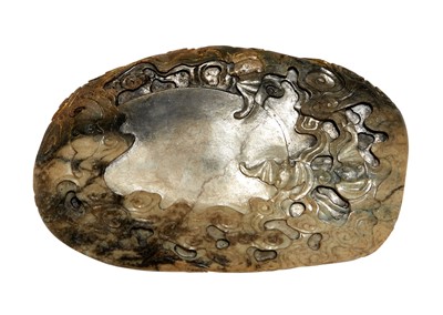 Lot 460 - A Chinese Jade Ink Stone