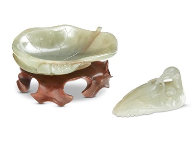 Lot 450 - Two Chinese Jade Carvings