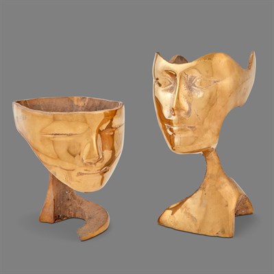 Lot 57 - J. M. Labret 20th Century Portrait Busts: two...