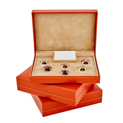 Lot 75 - Eighteen Cased Silver Plated Novelty Place Card Holders