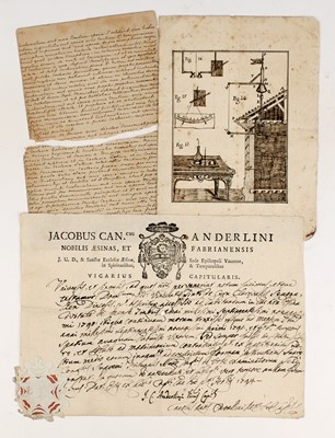 Lot 15 - [PALEOGRAPHY]
A group of seven manuscript charters...