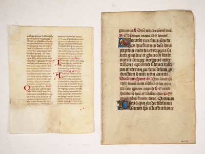Lot 15 - [PALEOGRAPHY]
A group of seven manuscript charters...