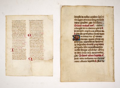 Lot 15 - [PALEOGRAPHY]
A group of seven manuscript charters...