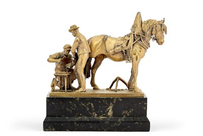 Lot 258 - Carl Kauba Bronze Group of Farriers and Work...