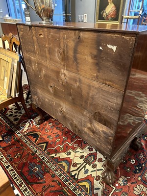 Lot 626 - Chippendale Carved  Mahogany Serpentine Fall-Front Desk