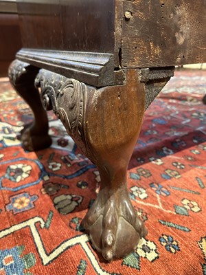 Lot 626 - Chippendale Carved  Mahogany Serpentine Fall-Front Desk