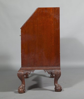 Lot 626 - Chippendale Carved  Mahogany Serpentine Fall-Front Desk