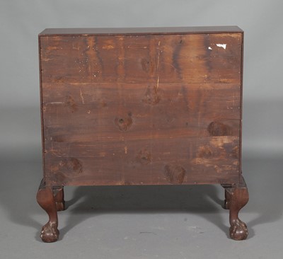 Lot 626 - Chippendale Carved  Mahogany Serpentine Fall-Front Desk