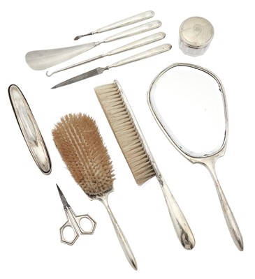 Lot 203 - American Sterling Silver Dresser Set
