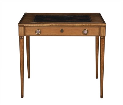 Lot 151 - Dutch Neoclassical Lacquer Inlaid Satinwood...