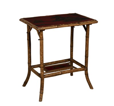 Lot 157 - Victorian Chinoiserie Decorated Lacquer and...