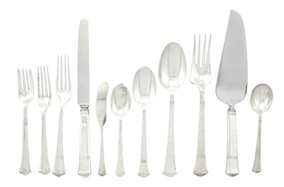Lot 540 - Tiffany Sterling Silver "Windham" Pattern Flatware Service
