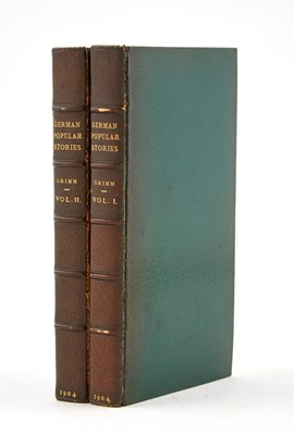 Lot 179 - [FINE BINDING - CRUIKSHANK, GEORGE]
GRIMM, M. M. German Popular Stories Translated from the Kinder Und Haus Marchen.
