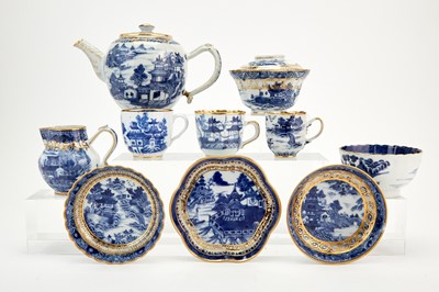 Lot 93 - Group of Chinese Blue and White Porcelain Table Articles