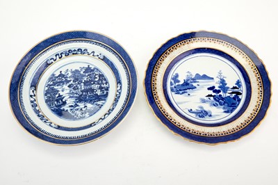 Lot 93 - Group of Chinese Blue and White Porcelain Table Articles
