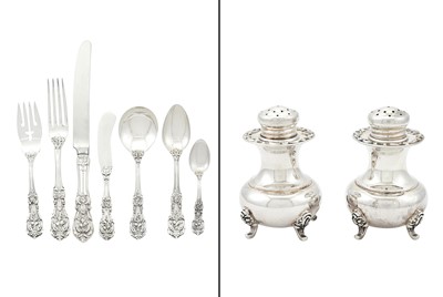 Lot 521 - Reed & Barton Sterling Silver "Francis I" Pattern Flatware Service
