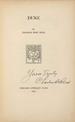 Lot 87 - [DOGS - UPLAND GAME HUNTING]
REED, CHARLES BERT. Duke.
