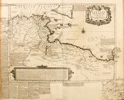 Lot 108 - A Jansson atlas with extensive manuscript notation on the ancient world