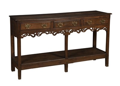 Lot 73 - English Oak Dresser Base Height 35 1/2 inches,...