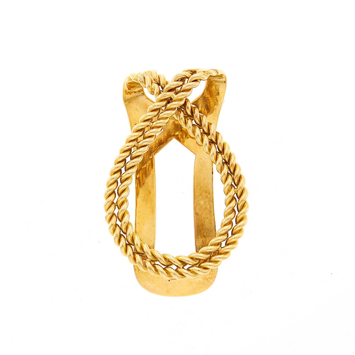Lot 1069 - Asprey, Garrard Gold Money Clip