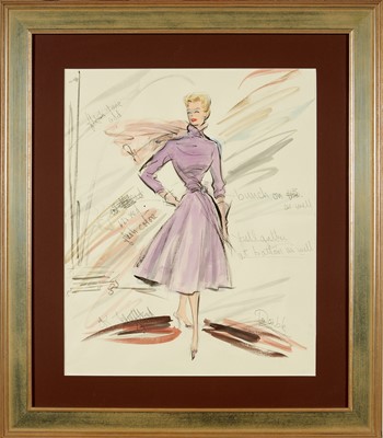 Lot 5111 - A signed sketch for Hitchcock's Vertigo