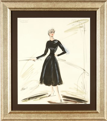 Lot 5115 - A sketch for Kim Novak in Hitchcock's Vertigo