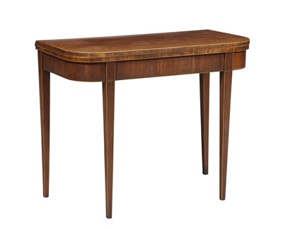 Lot 94 - George III Style Inlaid Mahogany Card Table