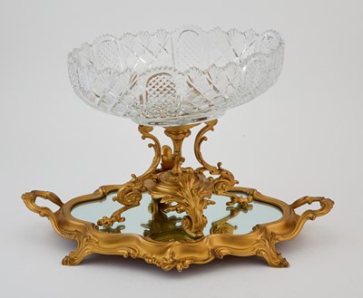 Lot 295 - Gilt-Bronze Mounted Baccarat Centrepiece