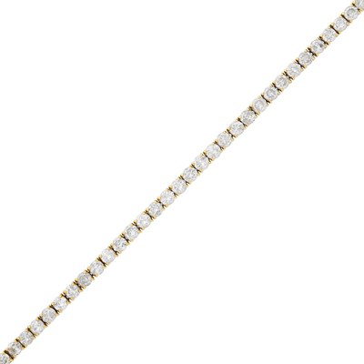 Lot 22 - Gold and Diamond Bracelet