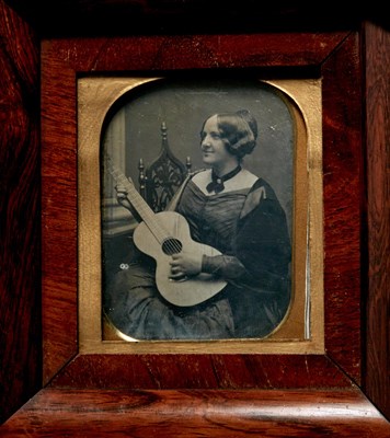 Lot 507 - [DAGUERREOTYPE-MUSICIANS] Three daguerreotypes...