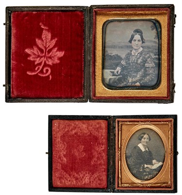 Lot 522 - [DAGUERREOTYPE-PORTRAIT] Five daguerreotypes...