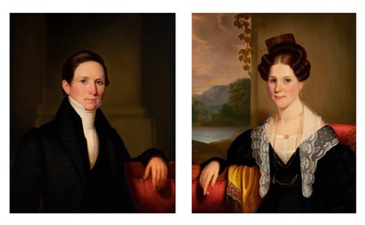 Lot 24 - Esther M. James American, b. 1885 Portrait of...