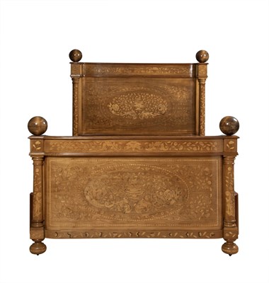 Lot 141 - Dutch Neoclassical Style Marquetry Inlaid...