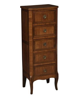 Lot 118 - Louis XV/XVI Transitional Style Tall Chest of...