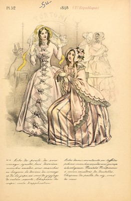Lot 6 - [COSTUMES]
Two illustrated books about European costumes and a collection of historical costume plates.