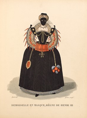 Lot 6 - [COSTUMES]
Two illustrated books about European costumes and a collection of historical costume plates.
