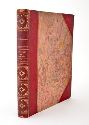 Lot 6 - [COSTUMES]
Two illustrated books about European costumes and a collection of historical costume plates.